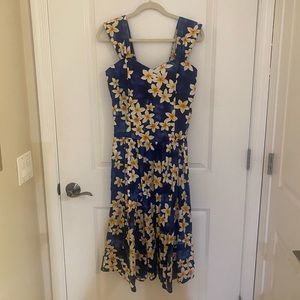 Hawaiian midi skater dress size 2X/18